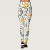 les grosses fleurs des femmes leggings zazzle (Dos)