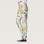 les grosses fleurs des femmes leggings zazzle (Gauche)