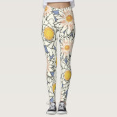 les grosses fleurs des femmes leggings zazzle (Devant)