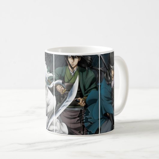 Les guerriers samouraïs Anime Mug (Devant droit)