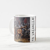 Les guerriers viking s'attaquent à la Mug de café (Devant gauche)