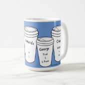 Les habitués de la tasse de café Amanda Lexie (Devant droit)