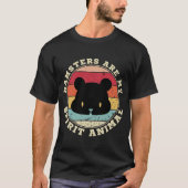 Les hamsters sont mon esprit Animal T-Shirt (Devant)