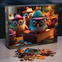 Les Hatters. Puzzle de 30 pouces 14x11 pour enfant