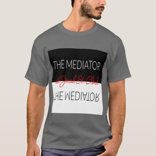 Les hommes de T-shirt de médiateur (Devant)