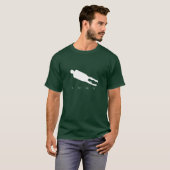 Les hommes Luge T-shirt (Devant entier)