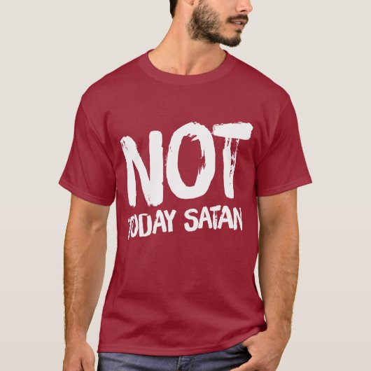 Les hommes ne sont pas aujourd'hui Satan T-Shirt (Devant)