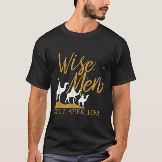 Les Hommes Sages Lui Demandent Encore Un T-shirt D (Devant)