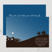 Les Hommes Sages Lui Demandent Une Carte De Noël P (Devant / Derrière)