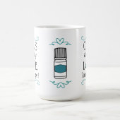 Les Huiles Sont Ma Langue D'Amour Café Mug Turquoi (Centre)