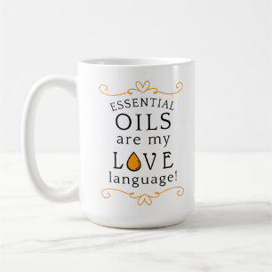 Les huiles sont mon langage de l'amour Mug Café Ja