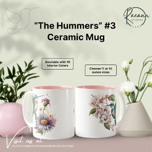 Les Hummers (#3) Colibris Mug en céramique