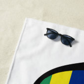 Les ÎLES MAURICE ombragent la serviette de plage (En situation)