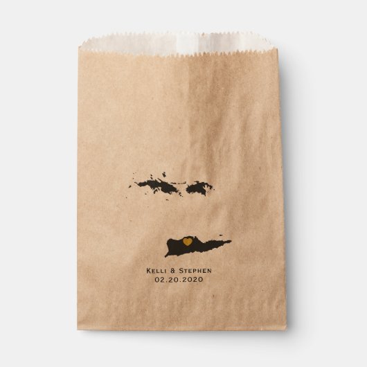 Les Îles Vierges Marient Favor Sacs, Treat Sacs (Devant)