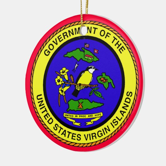 Les Îles Vierges * ornement de Noël (Gauche)