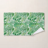 Les immenses feuilles de palmiers et de monastères (Serviette à main)