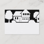 Les immobiliers entretiennent le carte de visite (Dos)