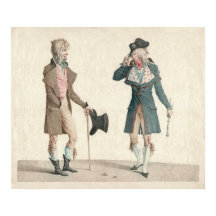 Les Incroyables door Carle Vernet