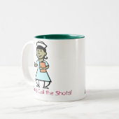 Les infirmières appellent la tasse de tirs ! (Devant gauche)