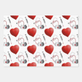 Les infirmières ont des feuilles de papier pour en (Devant 3)