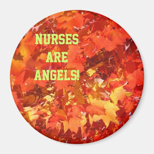 Les infirmières sont des aimants d'anges Feuilles (Devant)