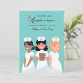 Les Infirmières Sont Des Anges En Cartes Dissimulé (Debout devant)