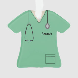 Les Infirmières Uniformes La Chemise Verte Noël 