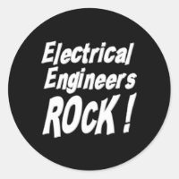 Les ingénieurs électriques Rock! Autocollant