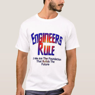 Les ingénieurs gouvernent Sun Burst T-Shirt de bas