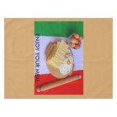 les ingrédients de base de lasagne nappe en coton (Devant (Horizontal))