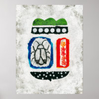 Les insectes sont mignons Poster Mur Art - Art Abs