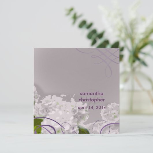 Les invitations à un mariage romantique ou à une h (Debout devant)