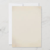 Les invitations au mariage occidental du pays rust (Dos)