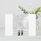 Les invitations au mariage pour motos ouvertes (Debout devant)