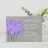 Les invitations aux mariages de crocus (Debout devant)