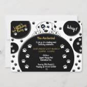 Les Invitations Dalmatiennes de Mucky Paws (Devant)