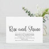 Les Invitations de Brunch, Mariage de poste russe  (Debout devant)