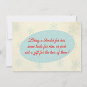 Les Invitations De Douche Parfaits Couple Mariage  (Dos)