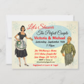 Les Invitations De Douche Parfaits Couple Mariage (Devant)