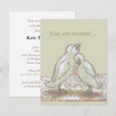 Les invitations de la douche nuptiale amusent les (Devant / Derrière)