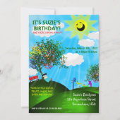 Les Invitations de la fête d'anniversaire du Parc (Devant)