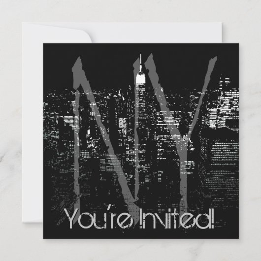Les invitations de New York ont personnalisé New (Devant)