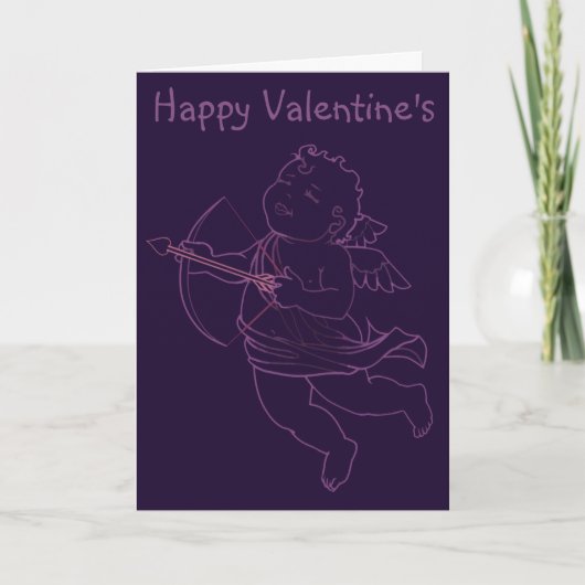 Les invitations de Valentine Cartes Cupid personna (Devant)