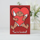 Les invitations de Valentine Cartes Cupid personna (Debout devant)
