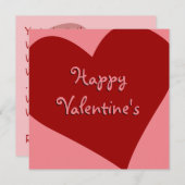 Les invitations de Valentine Cartes d'Amour Person (Devant / Derrière)