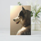 Les invitations enrouées ont personnalisé la carte (Debout devant)