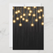 Les Invitations rouges de Black et d'Or pour elle (Dos)