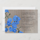 Les invitations Rustiques à ne pas se marier (Devant)