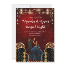 Les invitations Sangeet Digital Indian Sangeet