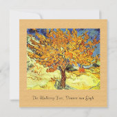 Les invitations vintage de mariage Mulberry Tree. (Dos)